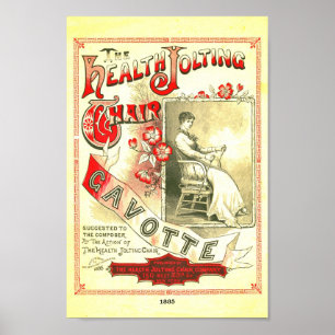Vintage Cures, Health Jolting Ordförande 1885 och Poster
