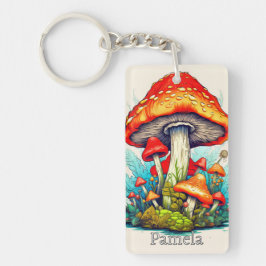 Vintage Custom Monogram Psychedelic Mushroom