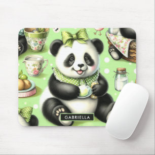 Vintage Cute Baby Panda Musmatta