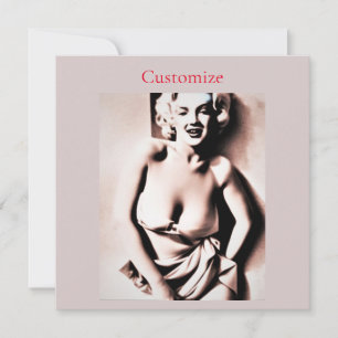 Vintage Cute Blonde Thunder_Cove Inbjudningar