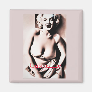 Vintage Cute Blonde Thunder_Cove Magnet