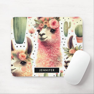 Vintage Cute Llama Watercolor Musmatta