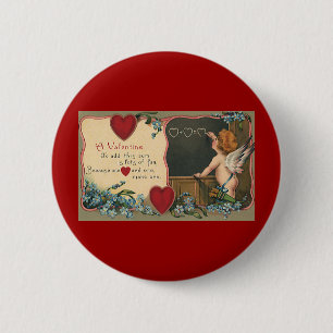 Vintage Cute Valentine Day, Cherub Teacher Knapp