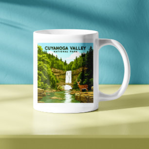 Vintage Cuyahoga Valley nationalpark Kaffemugg