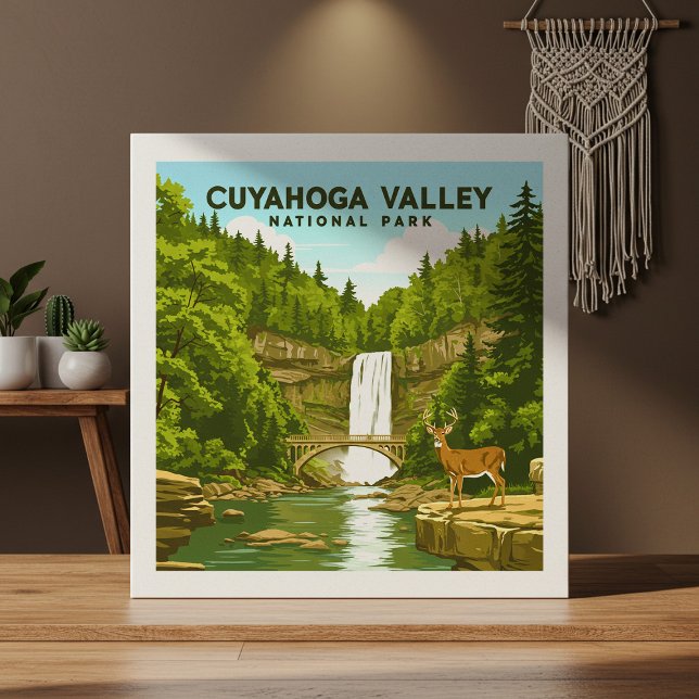 Vintage Cuyahoga Valley nationalpark Kakelplatta (Skapare uppladdad)
