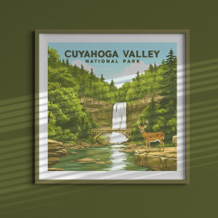 Vintage Cuyahoga Valley nationalpark Poster
