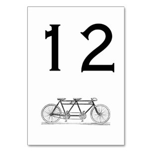 Vintage Cycle Byggt för två/Tandem Bike Bordsnummer