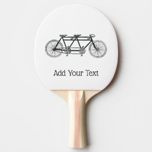 Vintage Cycle Byggt för två/Tandem Bike Pingisracket