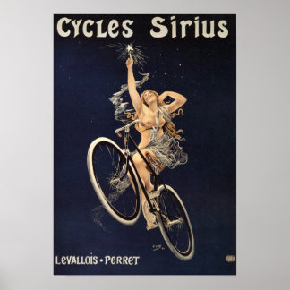 Vintage Cycle Poster - Cycles Sirius
