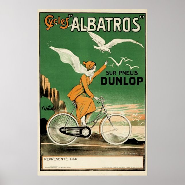 Vintage Cycles Albatros Poster (Framsidan)