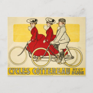 Vintage Cycles Cottereau av René Vincent Vykort