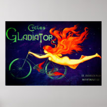 Vintage Cycles Gladiator Fransk Cycling Advert