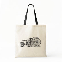 Vintage Cycles Traditionell Cycle Tote bags