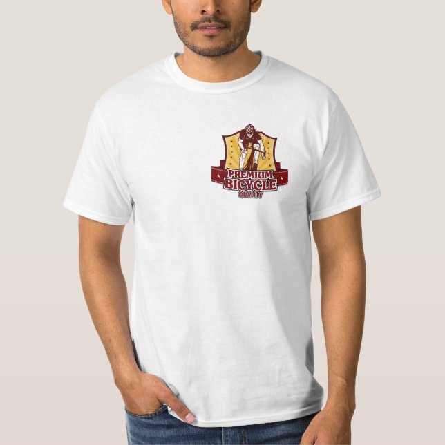 Vintage cykel 10 T-Shirt (Framsida)