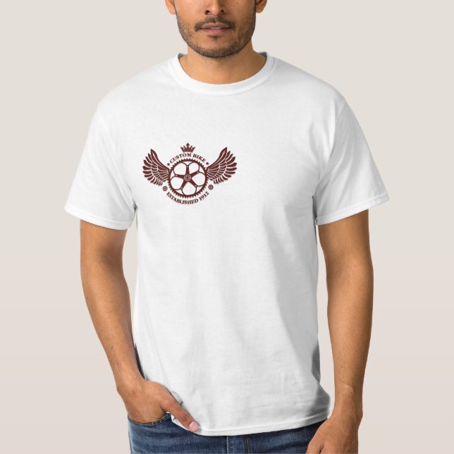 Vintage cykel 2  T-shirt (Framsida)