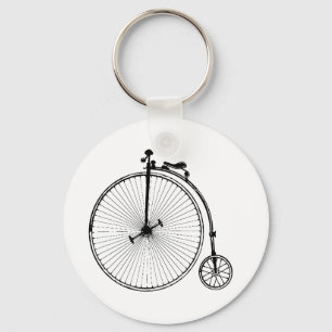 Vintage cykel nyckelring