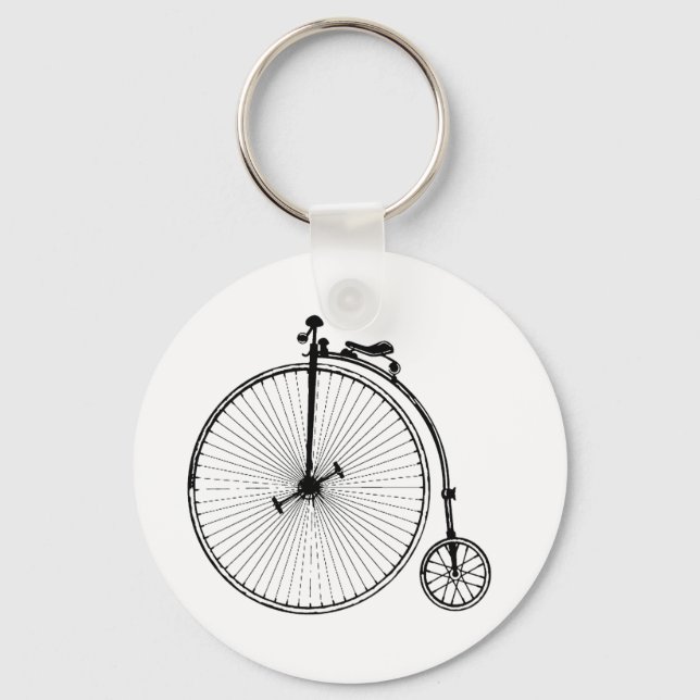 Vintage cykel nyckelring (Framsida)