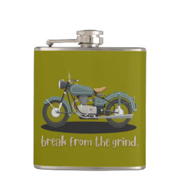 Vintage cykelflask fickplunta