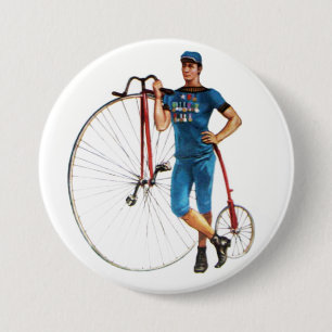 Vintage cykelmästerskap knapp