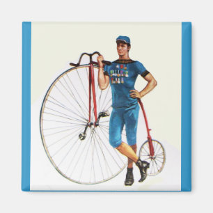 Vintage cykelmästerskap magnet