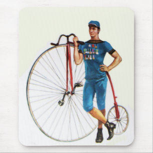 Vintage cykelmästerskap musmatta
