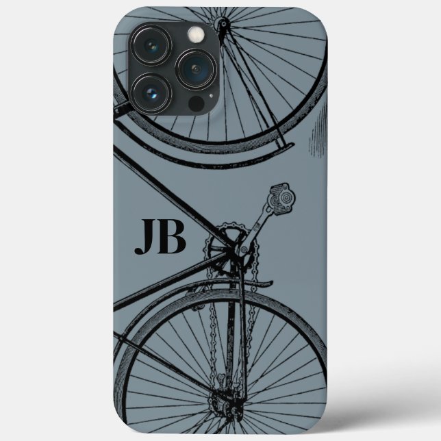 Vintage cykelmonogram Minimal cykel (Baksida)