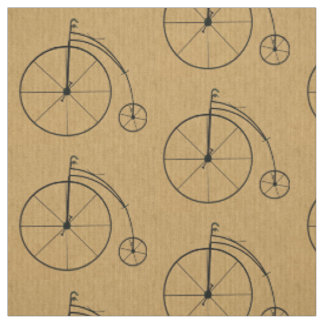 Vintage cykelmönster tyg
