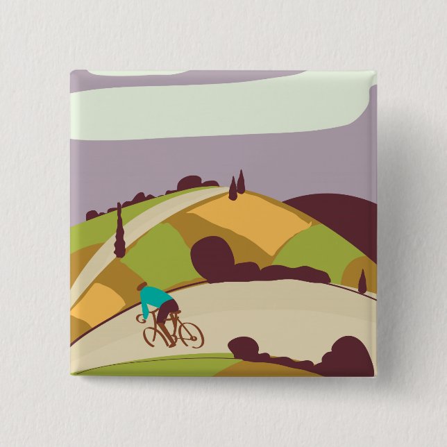 Vintage cykelplakat knapp (Framsida)