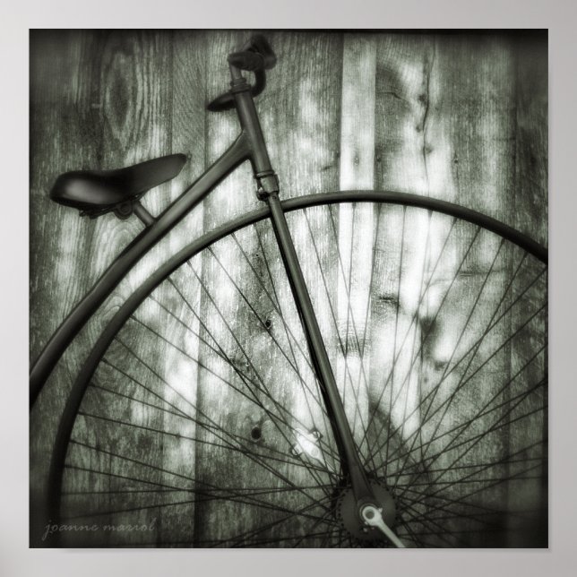 Vintage Cykelruta Poster (Framsidan)
