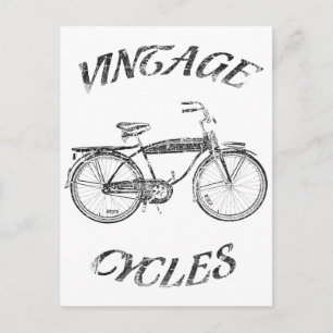 vintage cyklar vykort