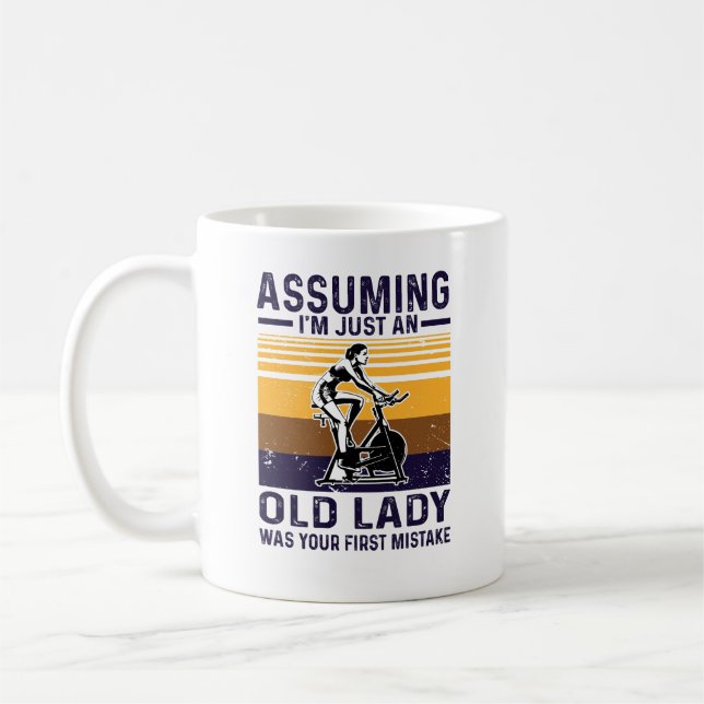 Vintage Cykling T-shirt Kaffemugg (Vänster)