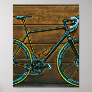 Vintage-cyklinggåvor Bergscykler Poster