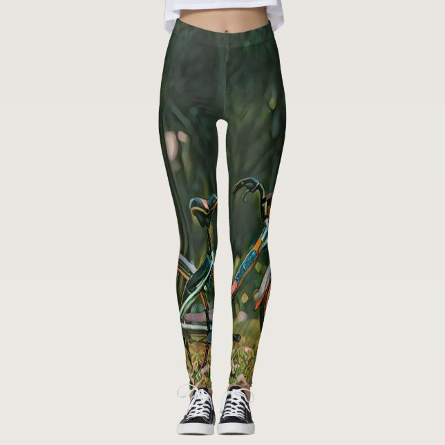 vintage-cyklinggåvor leggings (Framsida)