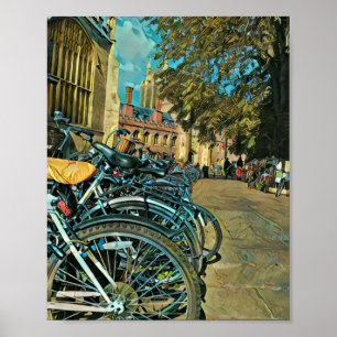Vintage-cyklinggåvor Poster