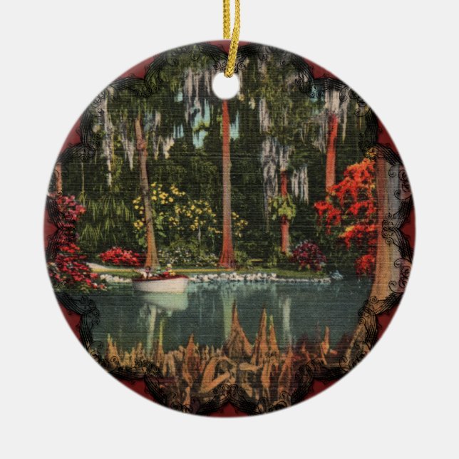 Vintage Cypress Gardens Ornament (Framsidan)