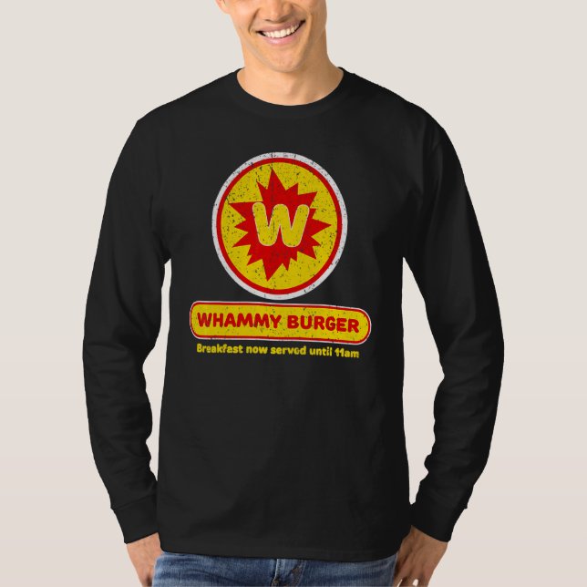 Vintage D Fens Whammy Burger T Shirt (Framsida)