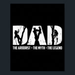 Vintage Dad Arborist Dad The Myth The Legend  Poster<br><div class="desc">Vintage Dad Arborist Dad The Myth The Legend</div>