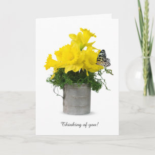Vintage Daffodil Bouquet för att du funderade på d Kort