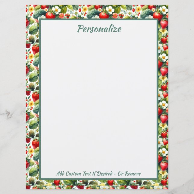 Vintage Daisy av jordgubbsblommor Blommigt Garden (Framsida)