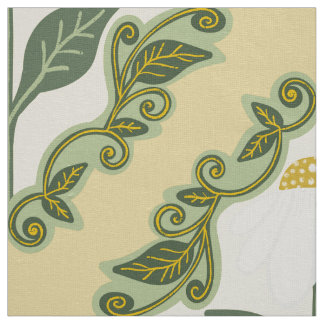 Vintage Daisy Vine Tyg