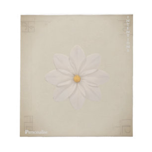 Vintage Daisy Wildblomme Personal ScrapbookPaper Anteckningsblock