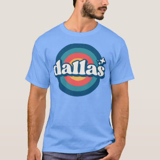 Vintage Dallas Sunset Seal Retro City Emblem for D T Shirt