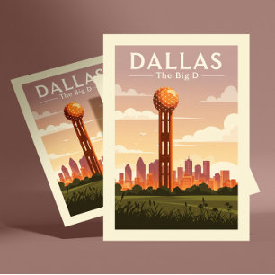 Vintage Dallas Vykort