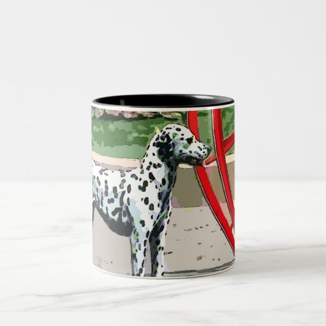 Vintage Dalmatien Ceramic Mugg (Center)