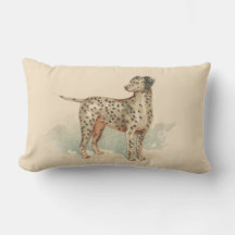 Vintage Dalmatien Print Lumbar