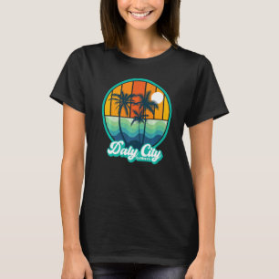 Vintage Daly City California Summer Vacation Beach T Shirt