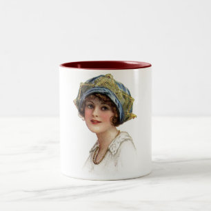 Vintage Dam Coronet med Snöre Mugg