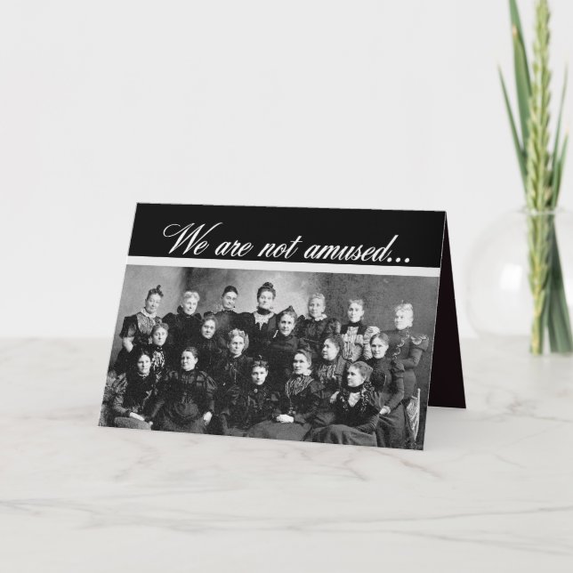 Vintage Dam Grattis på födelsedagen Kort (Framsida)