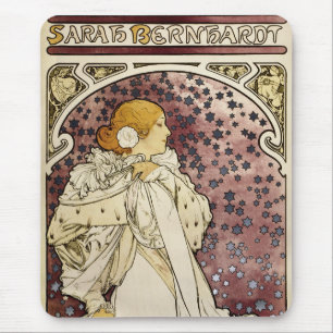 Vintage Dam i Camellias av Alphonse Mucha Musmatta