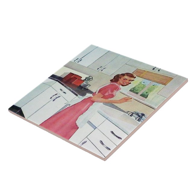 vintage dam kakelplatta (Sidan)